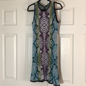 Roberto Cavalli python print dress(size40)